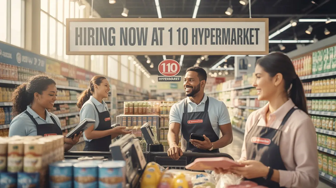 1 to 10 Hypermarket Abu Dhabi front view job hiring