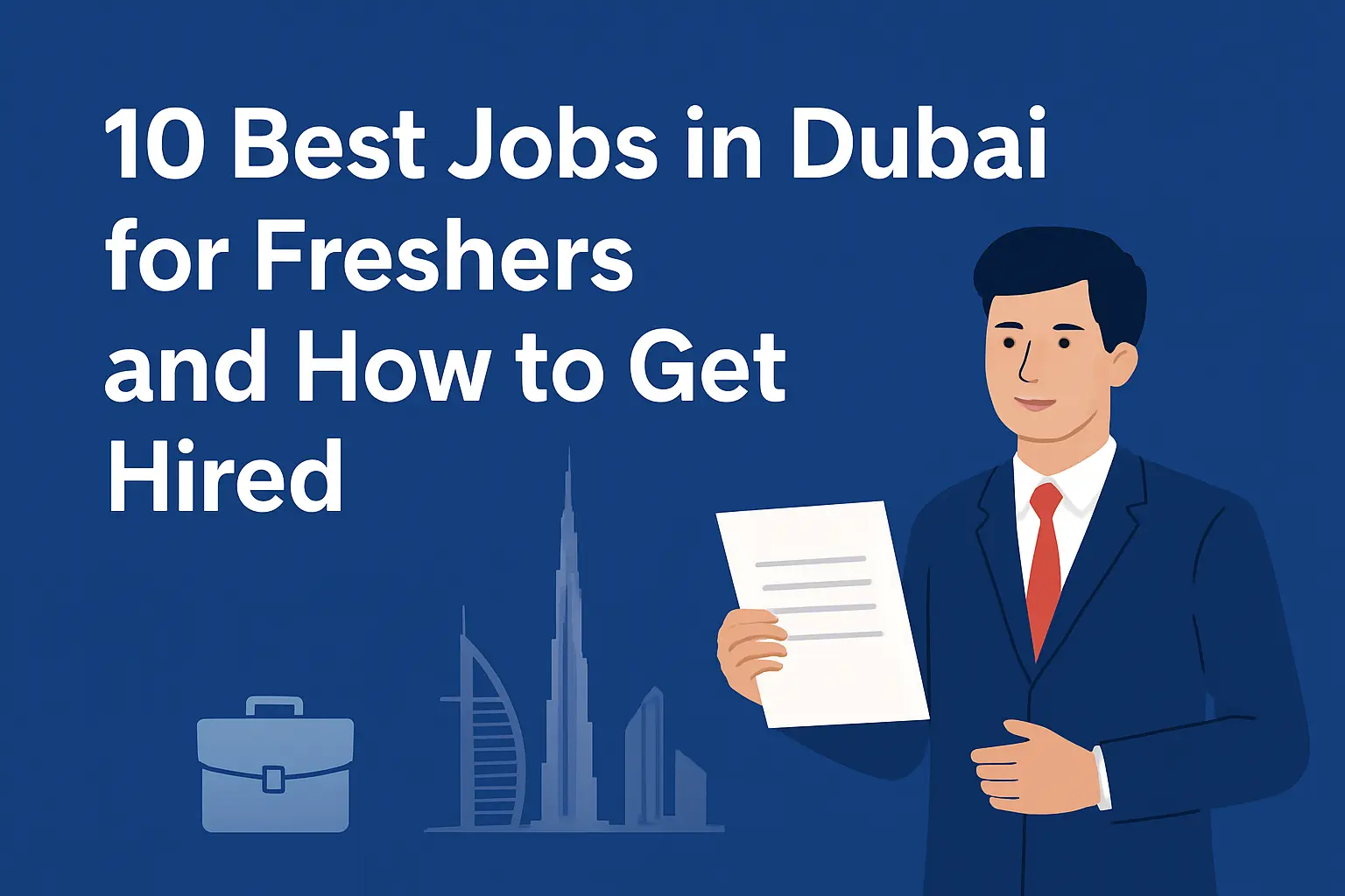 Step-by-step guide to find Jobs in Dubai for freshers in different industries