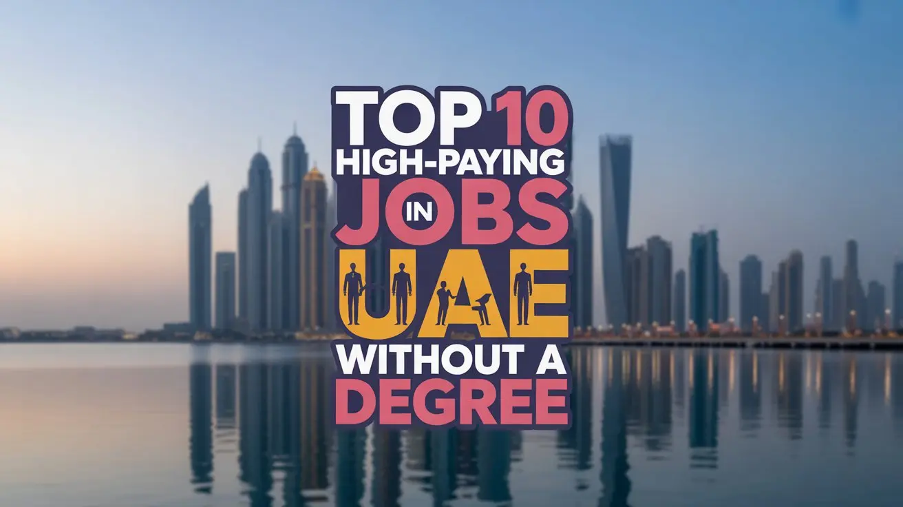 High-paying jobs in UAE without a degree