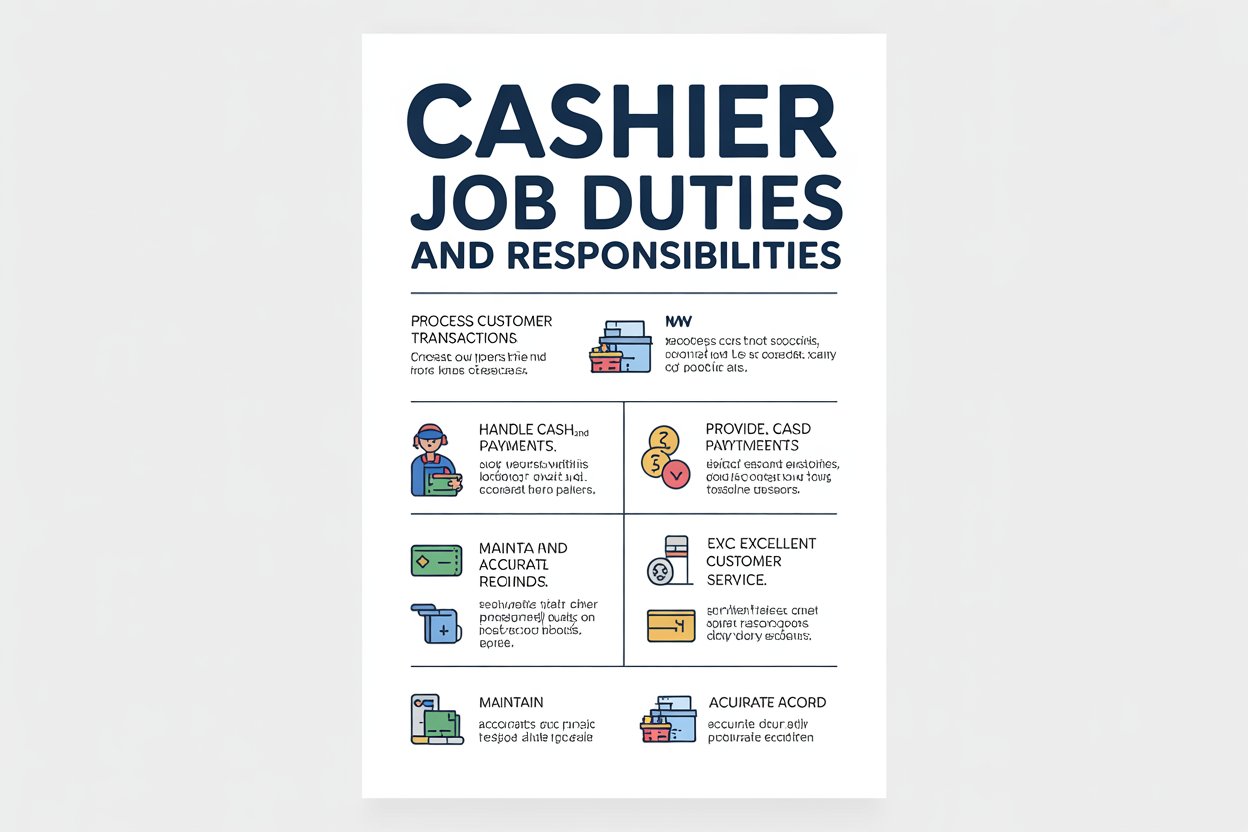 Cashier jobs duties and responsibilities