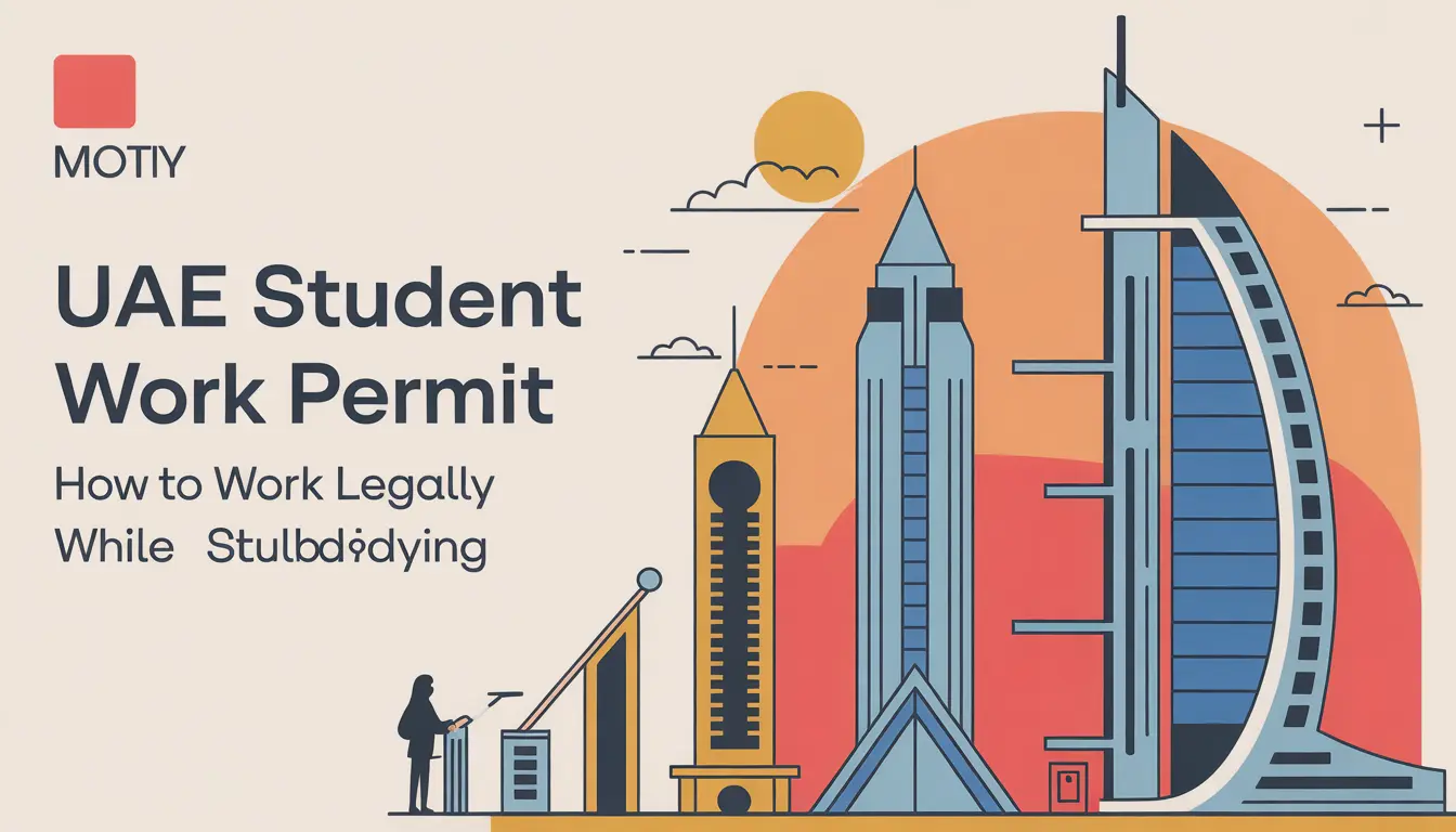UAE student work permit 2026 allowing international students to work legally while studying
